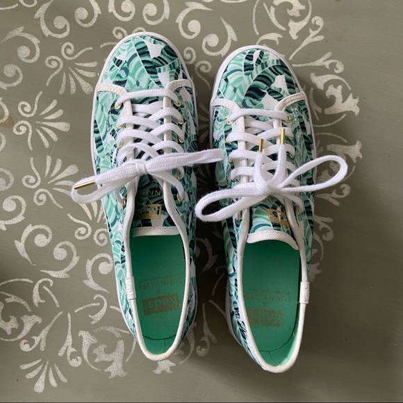 Keds x Sunnylife Green Leaf Sneakers - Picture 3 of 11